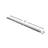 Aluminum Skid Seat Attaching Bracket for Pin-End Ramps