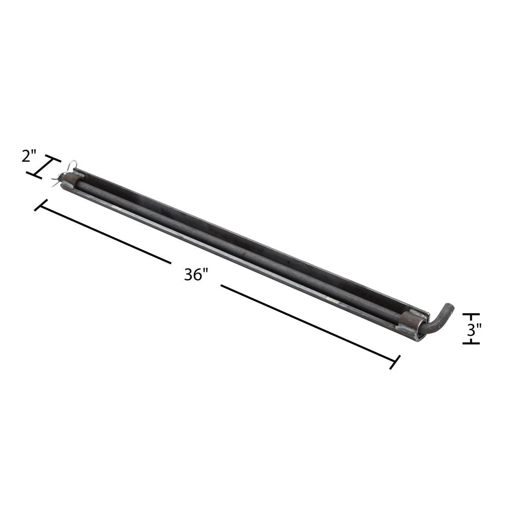 Steel Skid Seat Attaching Bracket for Pin-End Ramps