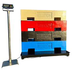 Prime Scales SL-700-4x4  (48" x 48") Selleton Industrial Floor Scale l Warehouse Pallet