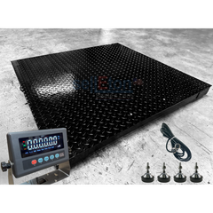 Prime Scales SL-7517-4x4 Selleton Industrial Floor Scale - Advanced Weighing Solution with Data Transfer, Alarm & Animal Weighing Features