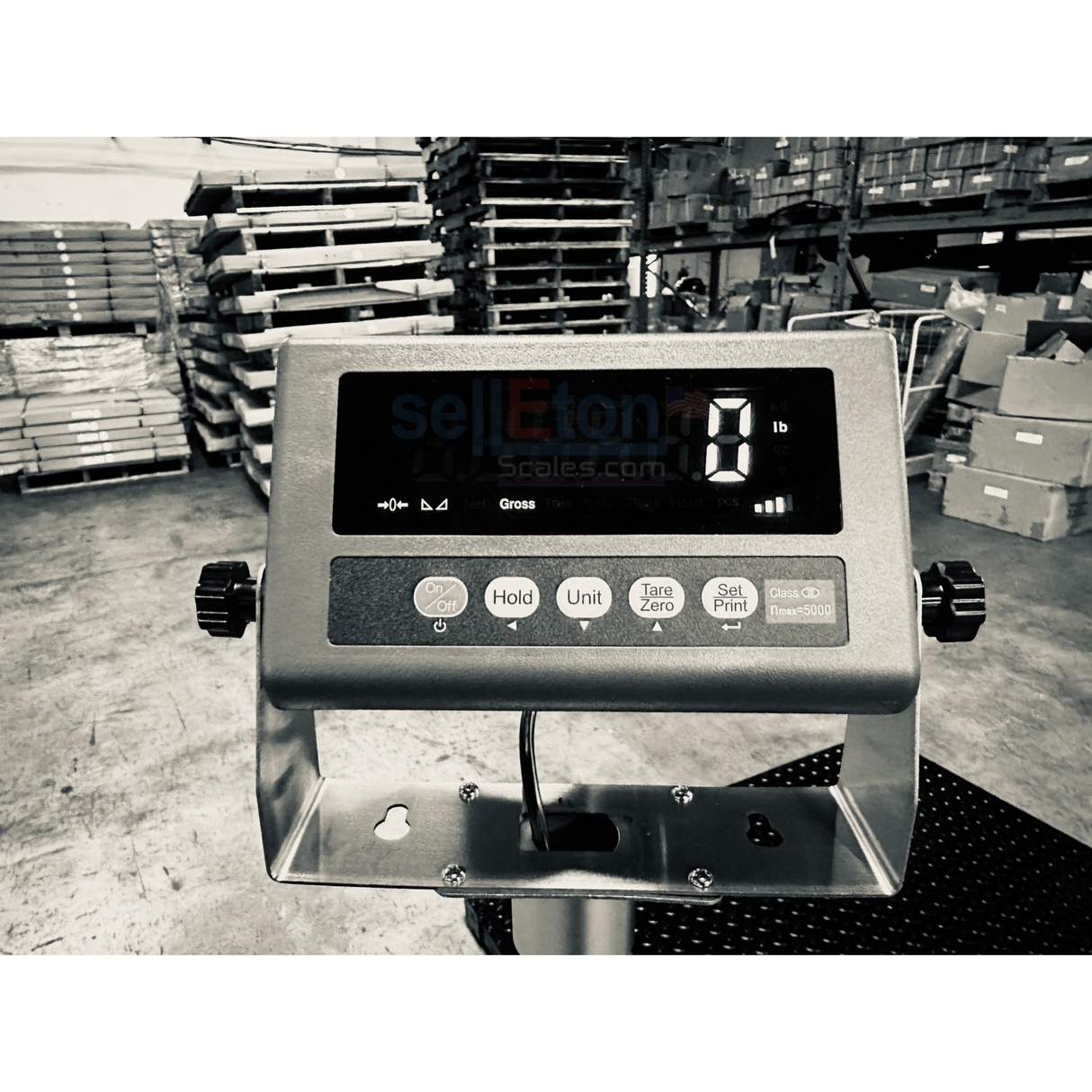 Prime Scales SL-7517-4x4 Selleton Industrial Floor Scale - Advanced Weighing Solution with Data Transfer, Alarm & Animal Weighing Features