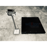 Prime Scales SL-7517-4x4 Selleton Industrial Floor Scale - Advanced Weighing Solution with Data Transfer, Alarm & Animal Weighing Features