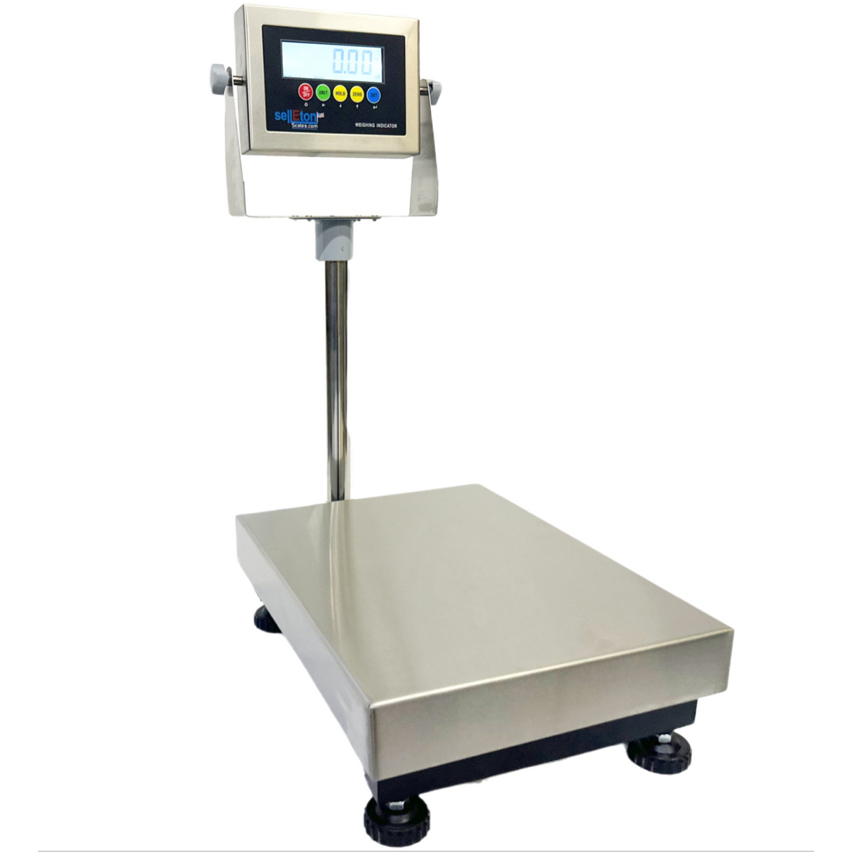 SL-916-16x12 Industrial Bench scale 16” x 12” Stainless steel platform & indicator 400 lb x .02 lb