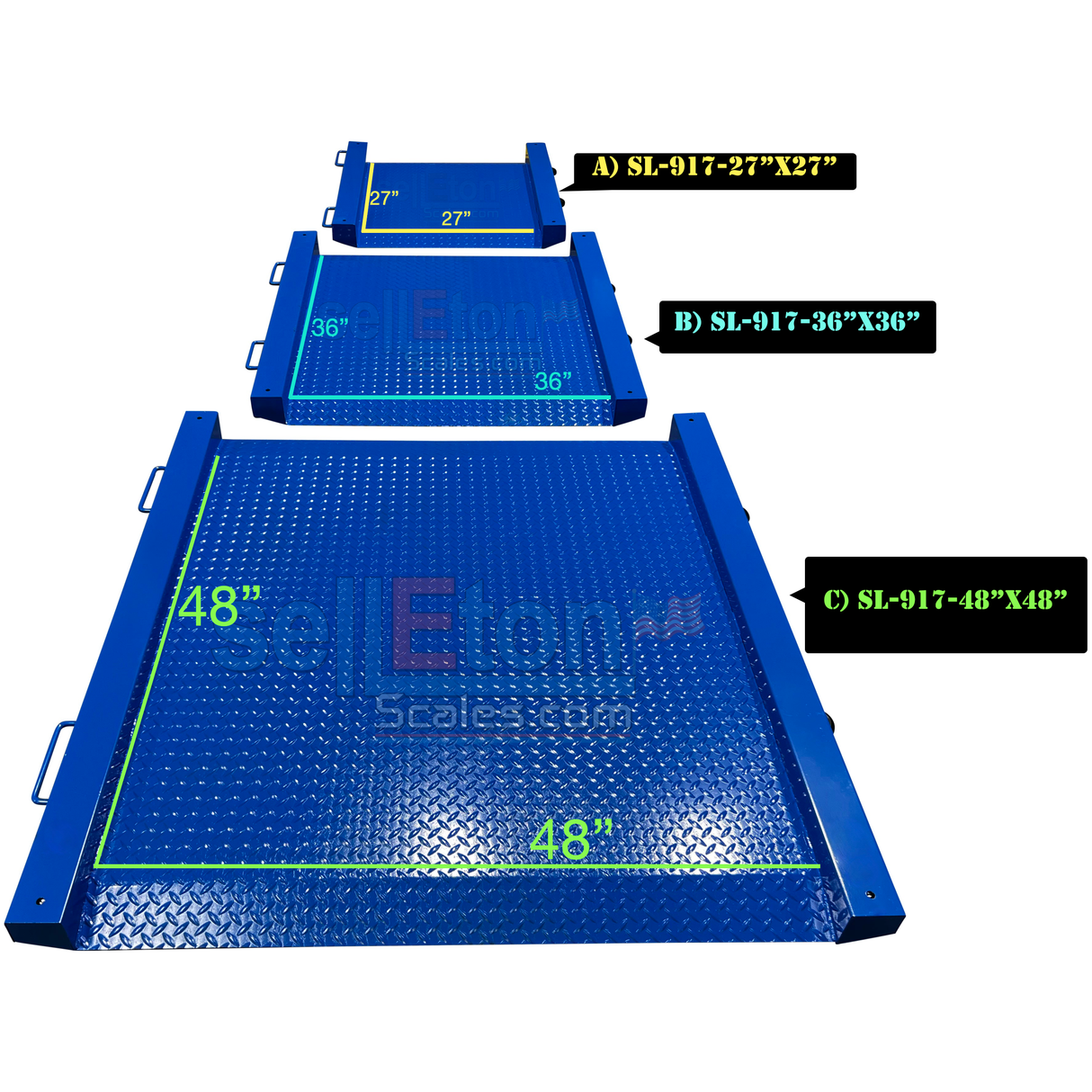 Prime Scales SL-917 NTEP Selleton Certified Industrial Portable Drum scales in 3 sizes