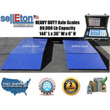 Primes Scales SL-80KX Heavy Duty Selleton 12' Truck Axle Scale 80,000 lbs capacity