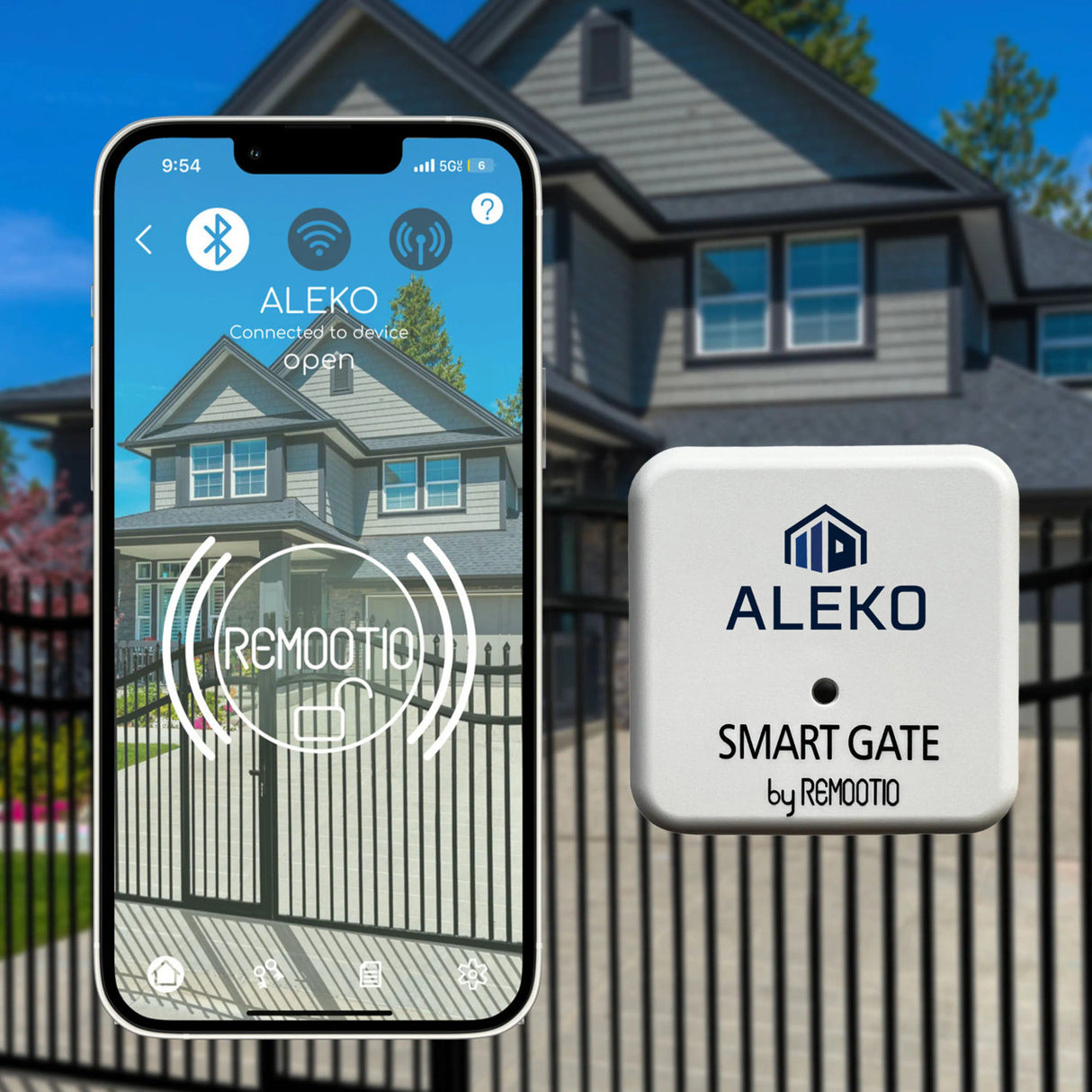 Aleko Smart Gate and Garage Door Opener with App