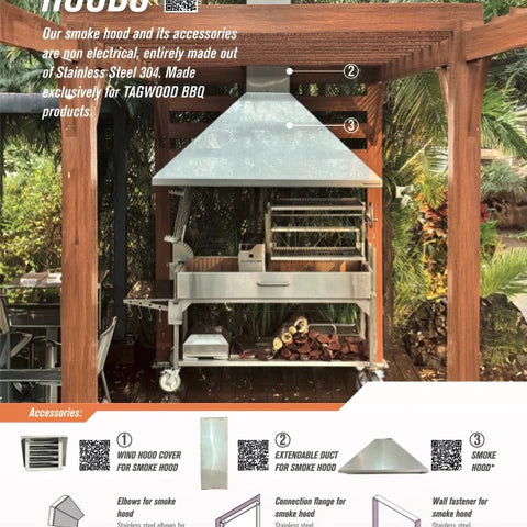 Tagwood BBQ Smoke Hood -- BBQ28SS