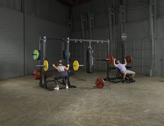 Body Solid Pro Club Line Power Rack, Half Rack Connecting Bar