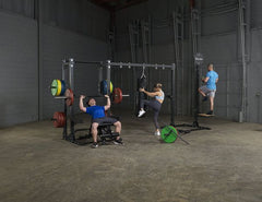 Body Solid Pro Club Line Power Rack, Half Rack Connecting Bar