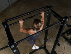 Body Solid Pro Club Line Half Cage SPR500 Dual Chin Bar