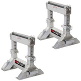 Adjustable Heavy-Duty Lower Ramp Support Stands (Pair)