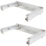 Bolt-On Semi-Trailer Ramp Stand Storage Brackets