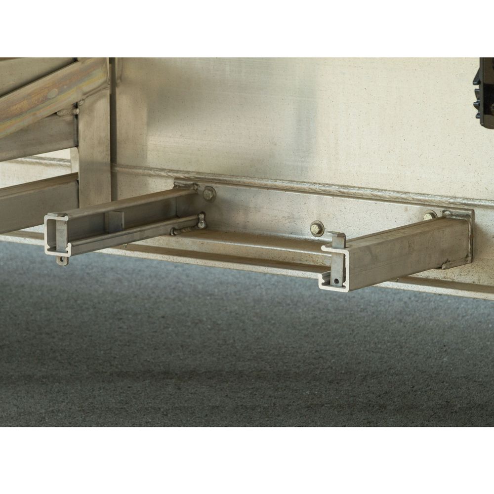 Bolt-On Semi-Trailer Ramp Stand Storage Brackets