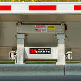 Bolt-On Semi-Trailer Ramp Stand Storage Brackets