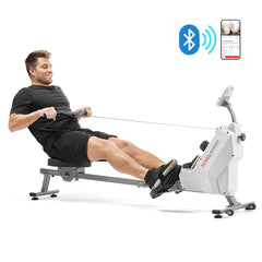 Sunny Health & Fitness Smart Compact Magnetic Rowing Machine