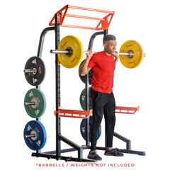 Sunny Health & Fitness Power Zone Premium Heavy Duty Multifunction Squat Power Rack