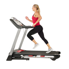 Sunny Health & Fitness Strength™ Electric Folding Treadmill with Bluetooth Speakers, Incline & Heart Rate Monitoring