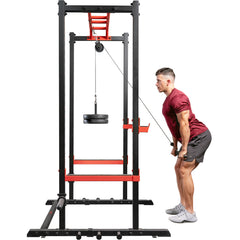 Sunny Health & Fitness Lat Pulldown Attachment for Power Racks and Power Cages