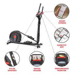 Sportsplay Stride Smart Electro-Magnetic Elliptical Machine with 18" stride length