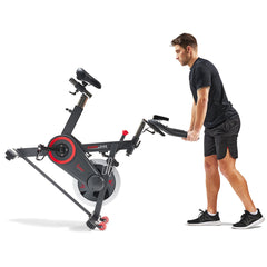 Sunny Health & Fitness Premium Smart Magnetic Belt Drive Indoor Cycling Exercise Bike with 40LB Flywheel