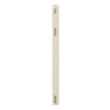 Aleko 5 in. x 5 in. x 8 ft. Vinyl Fence End Post for 3-Rail Fencing – Sand
