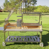 Premium XL Stainless Steel Charcoal Grill Tagwood BBQ26SS - 2600 sq. in. of Grilling Space