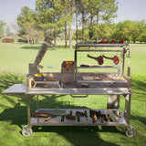 Premium XL Stainless Steel Charcoal Grill Tagwood BBQ26SS - 2600 sq. in. of Grilling Space