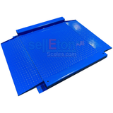 SellEton SL-917-R NTEP Low Profile Drum Scale with 2.5' x 2.5' (30' x 30') | 3' x 3' (36' x 36')| 4' x 4' (48' x 48') Platforms for Barrel Weighing