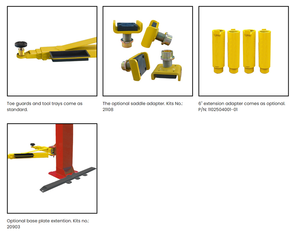 AMGO BP-9X 9,000 lbs 2 Post Lift - BP-9X