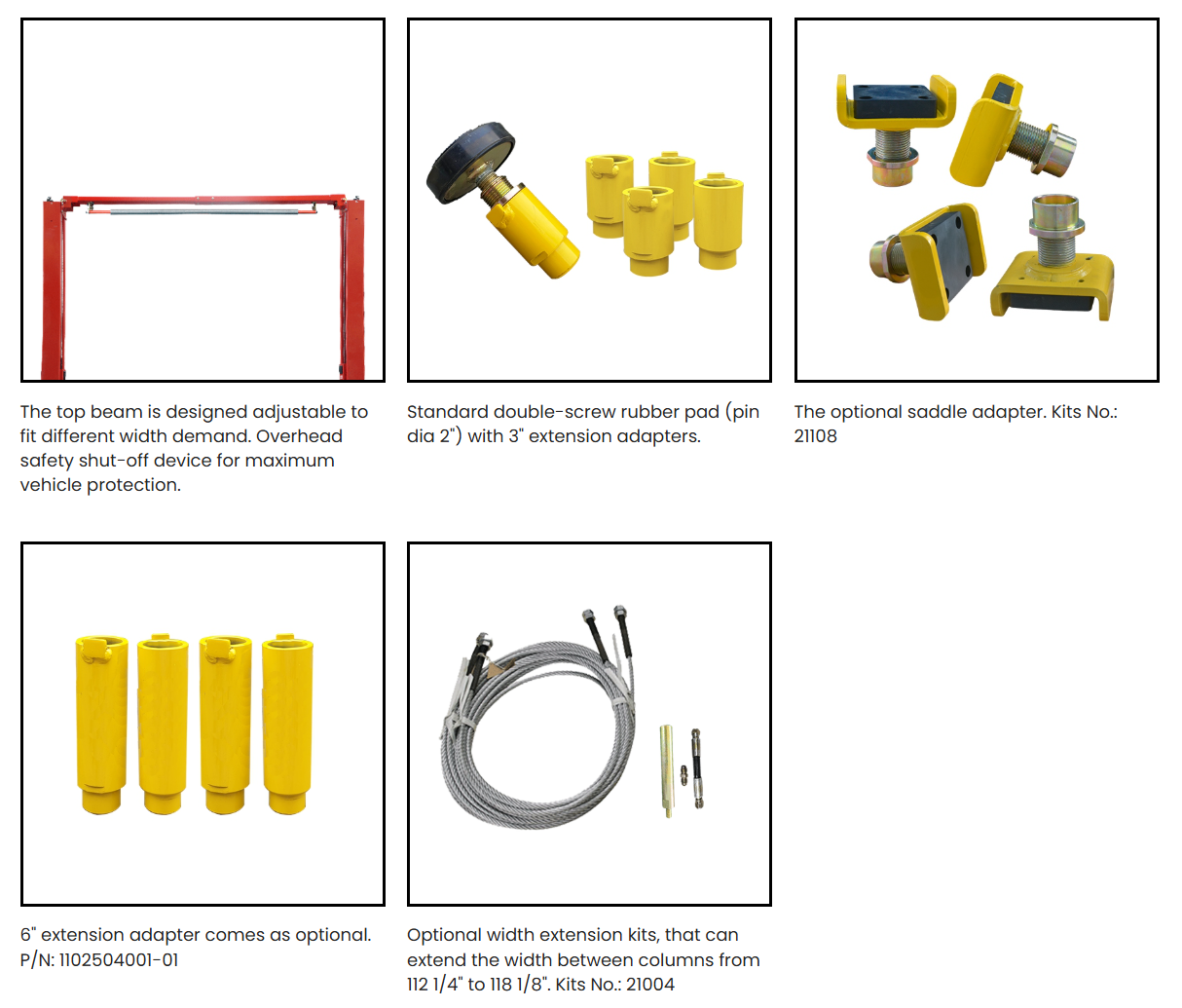 AMGO OHX-10 10,000 lbs 2 Post Lift