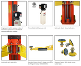 AMGO OH-12S (Short) 12,000 lbs 2 Post Lift