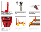 AMGO PRO-12ASX 12,000 lbs 4 Post Alignment Lift