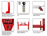 AMGO PRO-18 18,000 lbs Heavy Duty 4 Post Lift