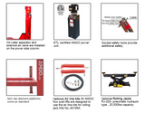 AMGO PRO-30E Heavy-Duty 30,000 lbs 4 Post Lift