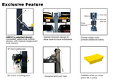 AMGO 408-HP 8,000 lbs 4 Post Parking Lift