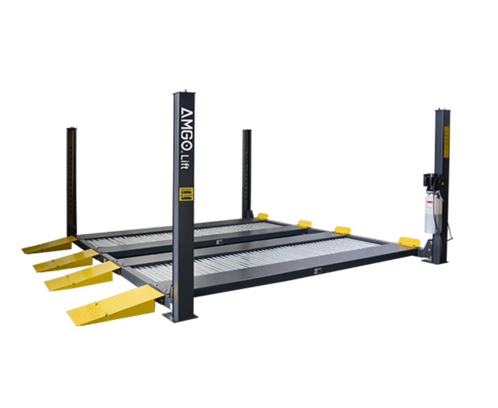 AMGO 409-DP 9,000 lbs Double Parking 4 Post Lift