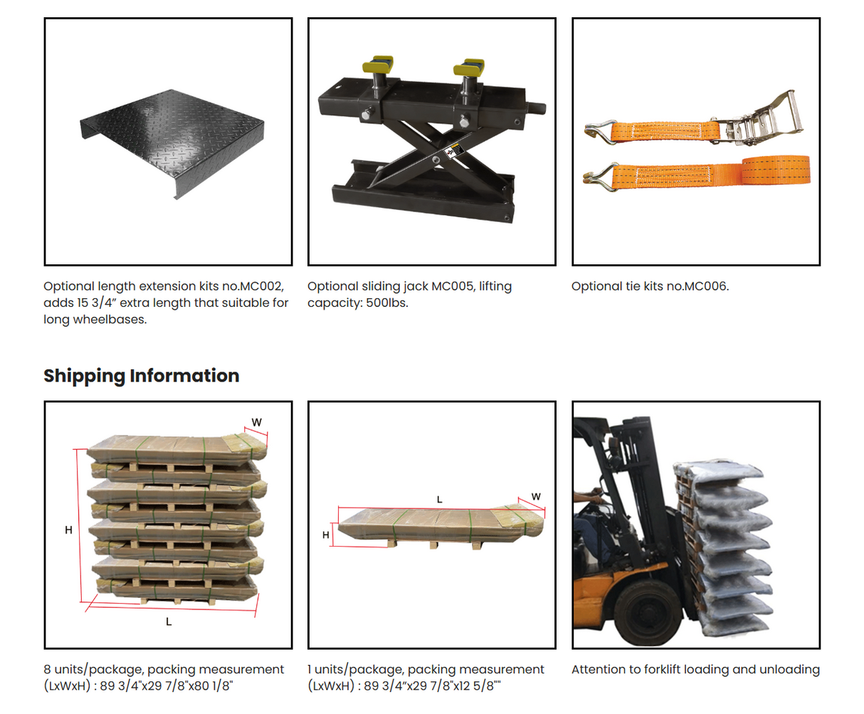 AMGO MC-1200P Motorcycle & ATV Lift