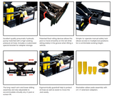 AMGO RJ-8A Pneumatic Rolling Jack 8,000 lbs. Capacity