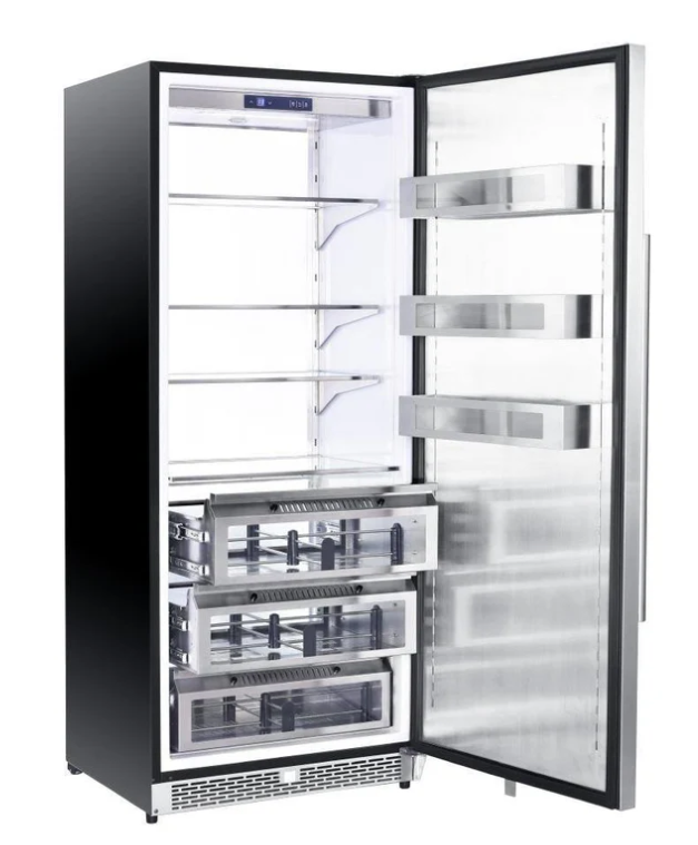 FORNO Colone 30" 14.6 cu.ft. Freestanding Refrigerator in Stainless Steel, FFRBI1821-30S