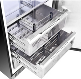 FORNO Colone 30" 14.6 cu.ft. Freestanding Refrigerator in Stainless Steel, FFRBI1821-30S