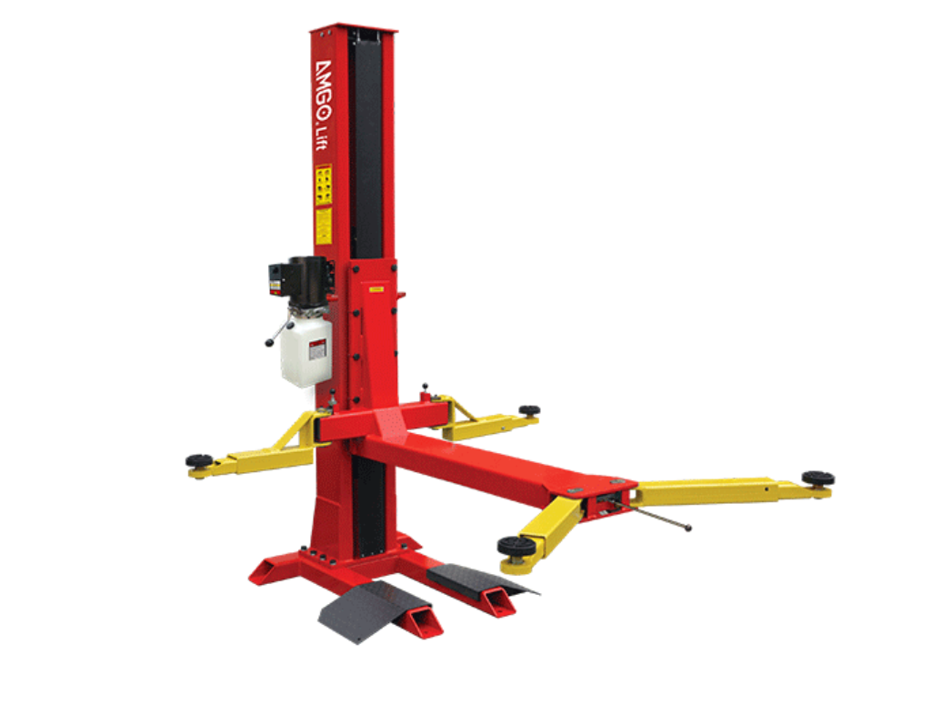 AMGO SL-7 7,000 lbs Single Post Lift