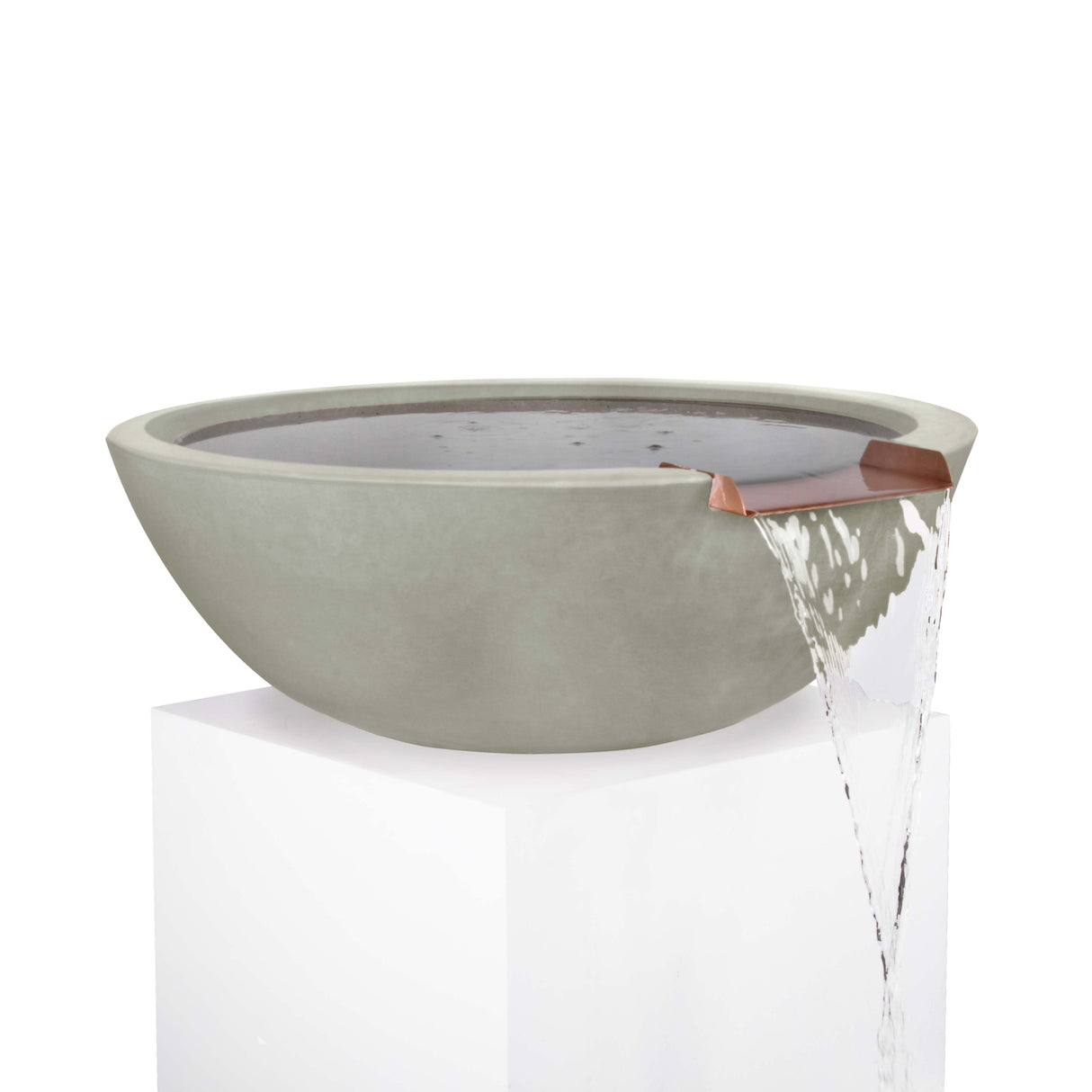 The Outdoor Plus Sedona Concrete Water Bowl plus Free Cover