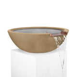 The Outdoor Plus Sedona Concrete Water Bowl plus Free Cover