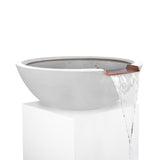 The Outdoor Plus Sedona Concrete Water Bowl plus Free Cover