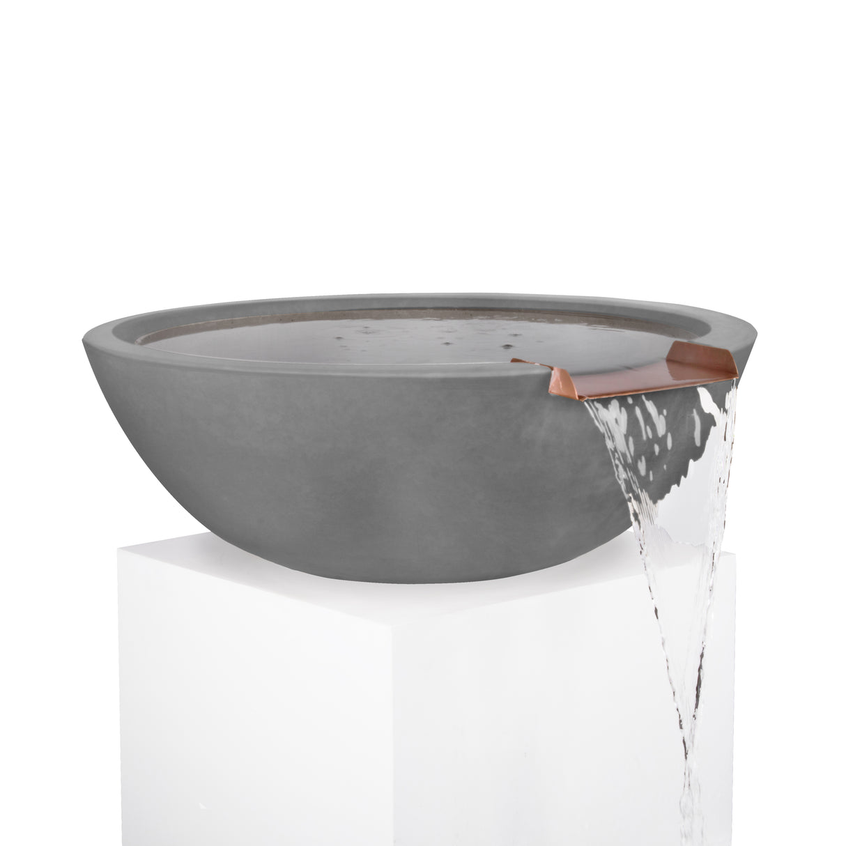 The Outdoor Plus Sedona Concrete Water Bowl plus Free Cover