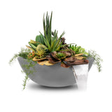 The Outdoor Plus Sedona Concrete Planter Bowl with Water