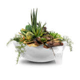 The Outdoor Plus Sedona Concrete Planter Bowl with Water