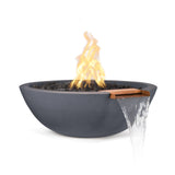 The Outdoor Plus Sedona Concrete Fire & Water Bowl plus Free Cover
