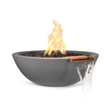 The Outdoor Plus Sedona Concrete Fire & Water Bowl plus Free Cover