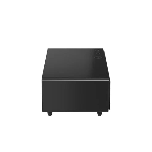 FORNO Evoluto 51" Smart Coffee Table – Dual Fridge Drawers, Bluetooth Audio, Wireless Charging, RGB Light in Black, FCTFR7006-51BLK